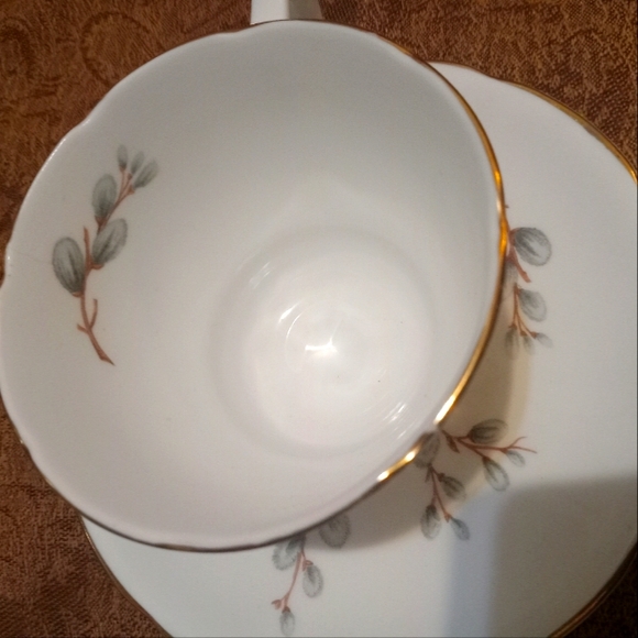 Antique Royal Stafford Cup&rare Saucer! BONE CHINA ENGLISH GOLD GILDED - Picture 5 of 5